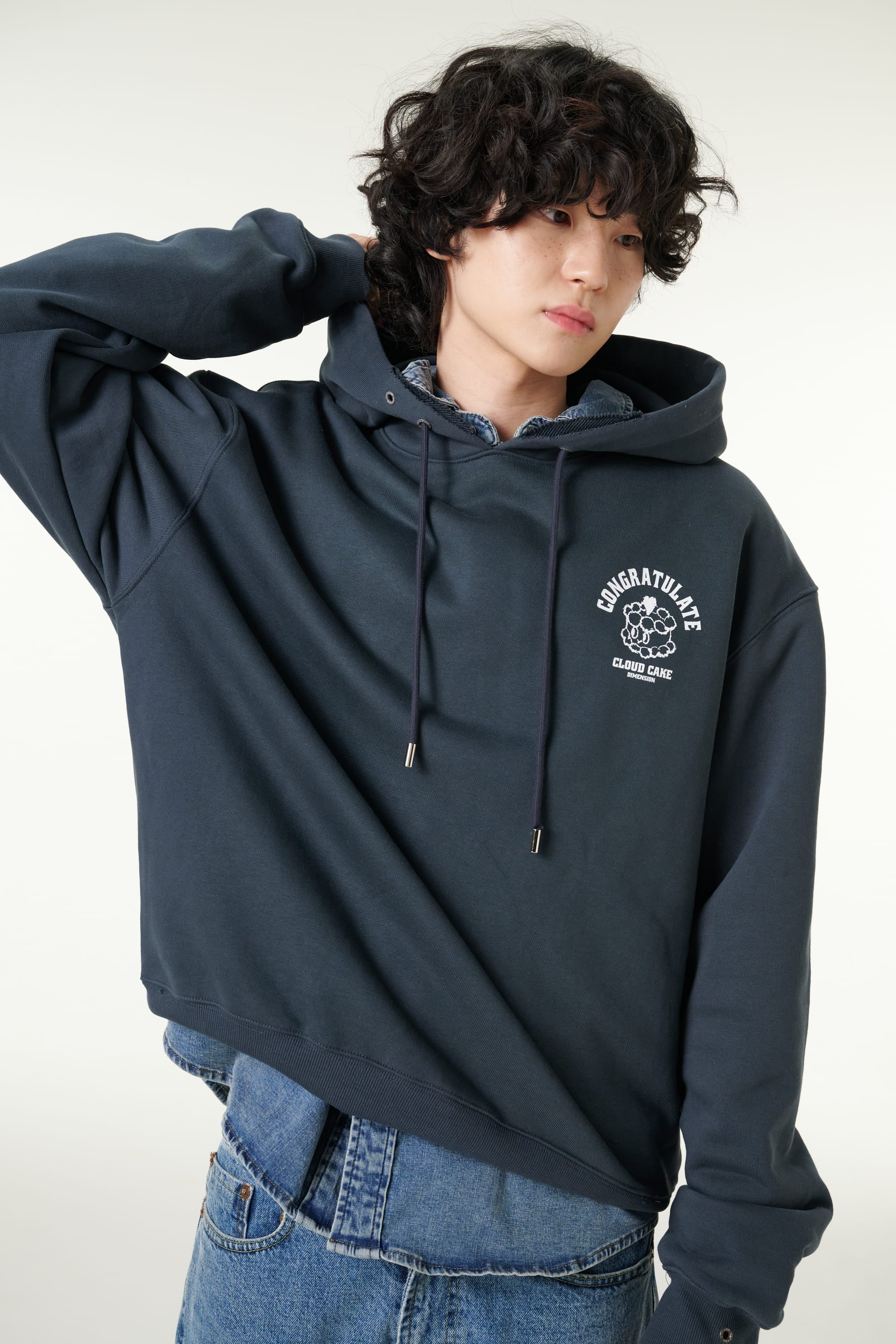 [CLOUD CAKE] Men's Fashion Cloud Cake Fluffy Hoodie-4