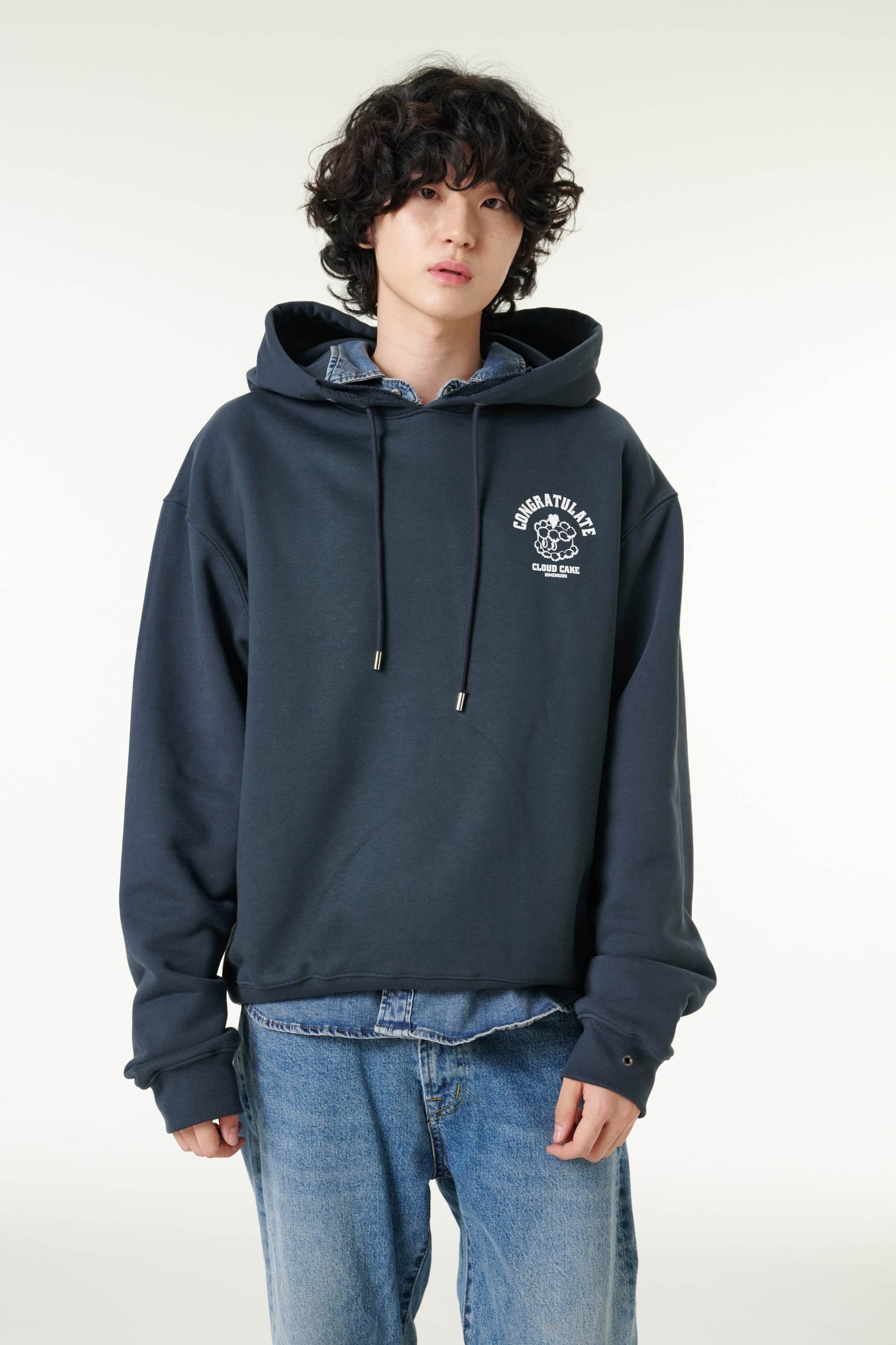 [CLOUD CAKE] Men's Fashion Cloud Cake Fluffy Hoodie-0