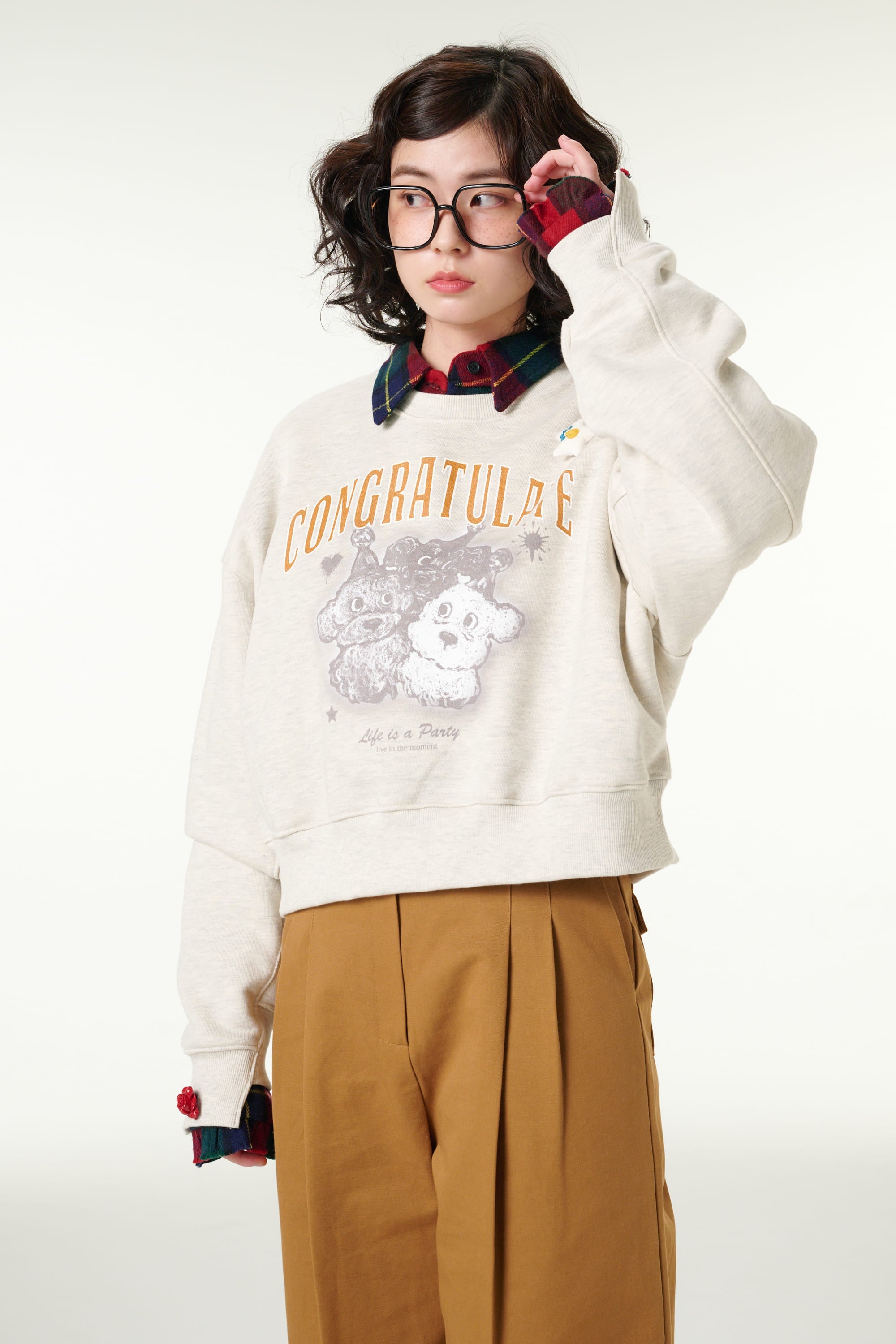 [CLOUD CAKE] Women's Fashion Cloud Cake Friends' Party Sweatshirt-4