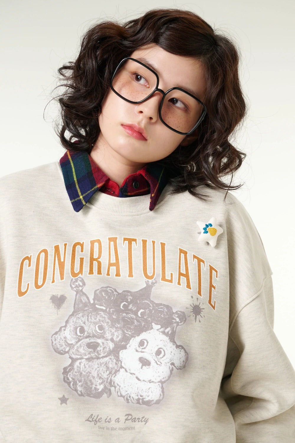 [CLOUD CAKE] Women's Fashion Cloud Cake Friends' Party Sweatshirt-3