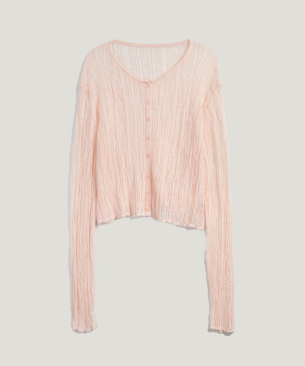 [TWEE] Litde See-Through Cardigan-7