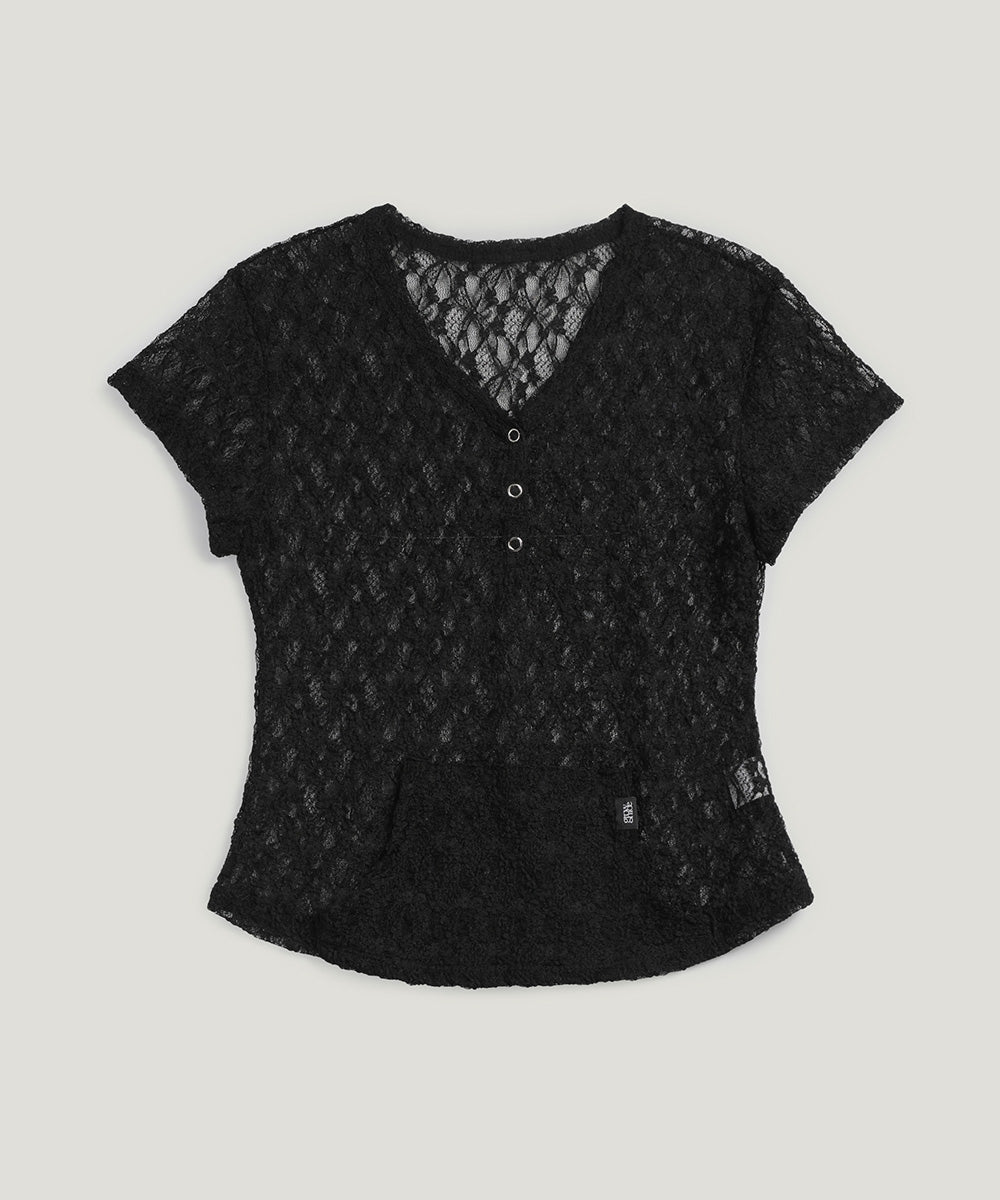 [TWEE] [GROWHIDE] Lophen Pocket Sheer T-Shirt-6