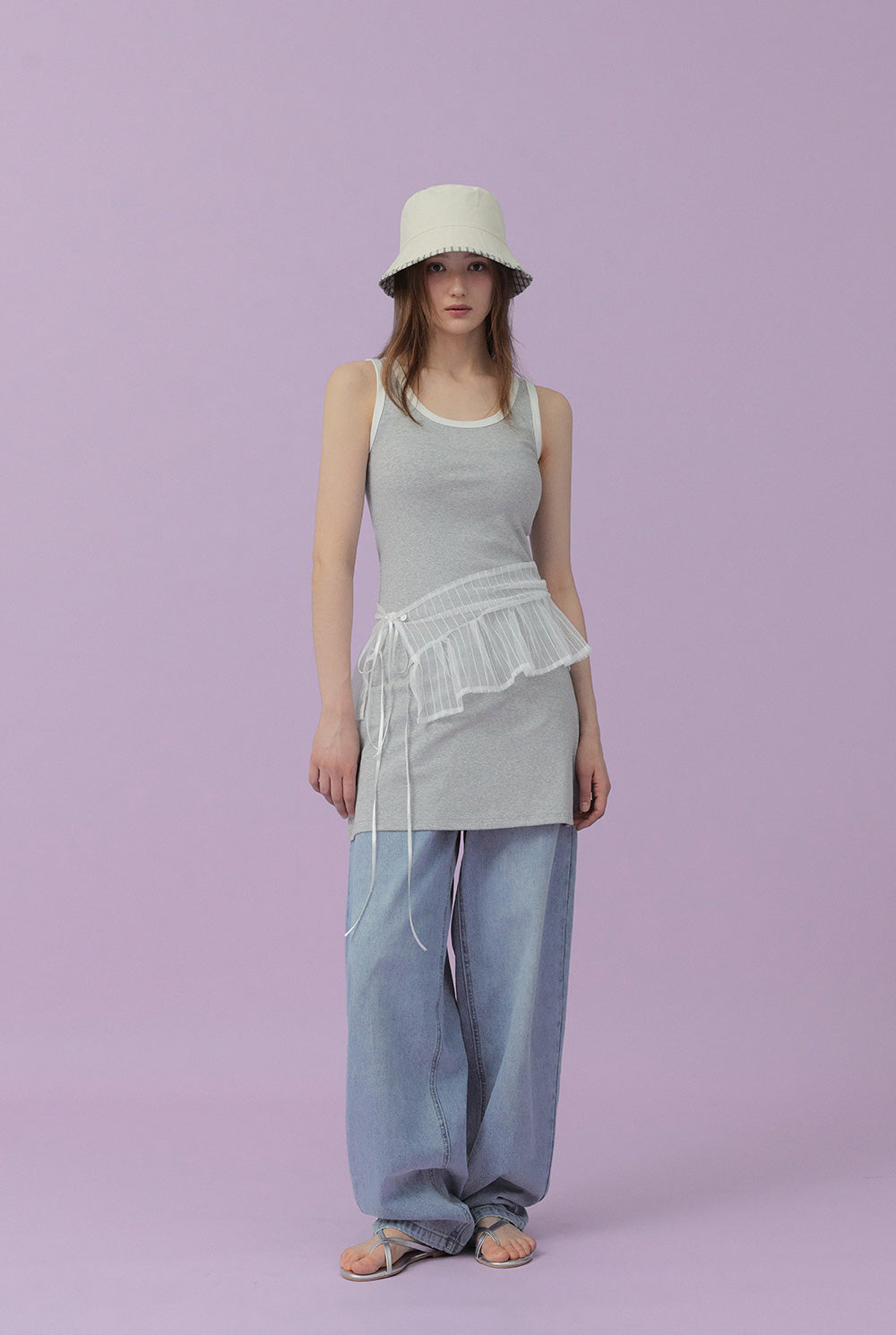 [TWEE] Newman sleeveless mini dress-0