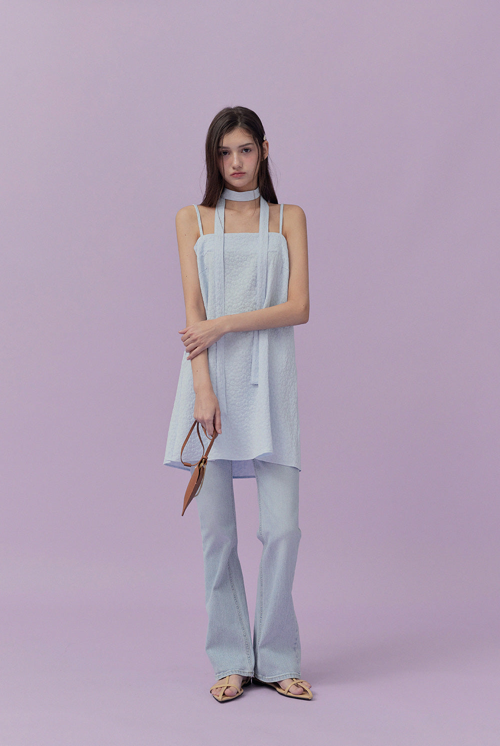 [TWEE] Muen Tie Set Bustier One-piece-3