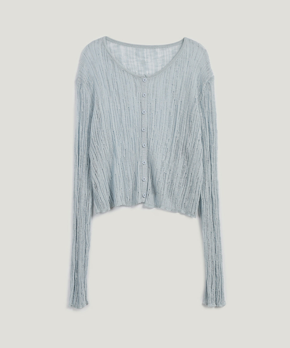 [TWEE] Litde See-Through Cardigan-8