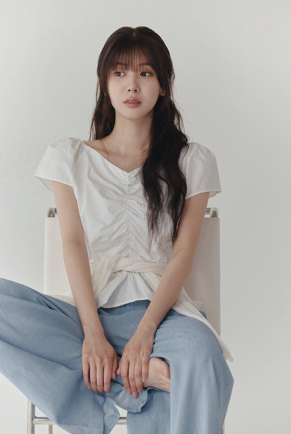 [TWEE] Ricoz Pintuck Blouse-1