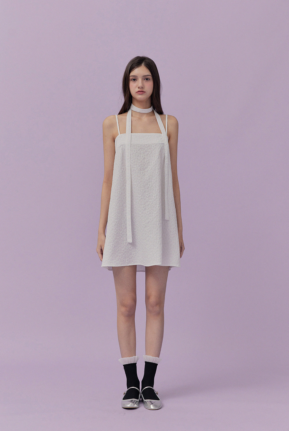 [TWEE] Muen Tie Set Bustier One-piece-5
