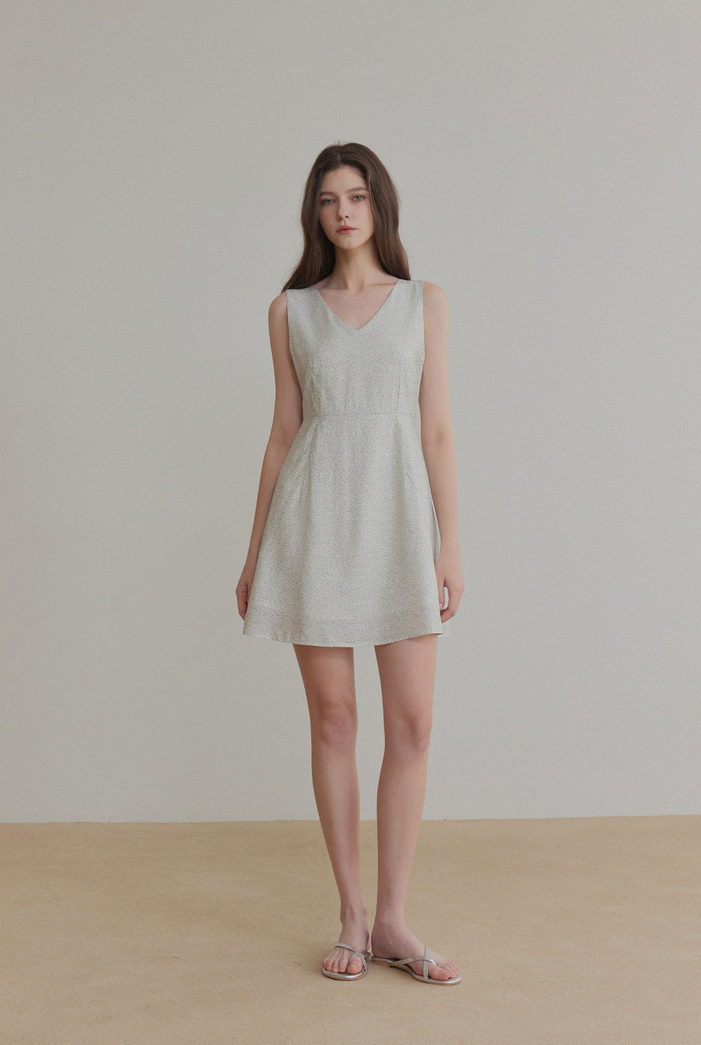 [TWEE] Lund Tiny Floral Flare Dress-3