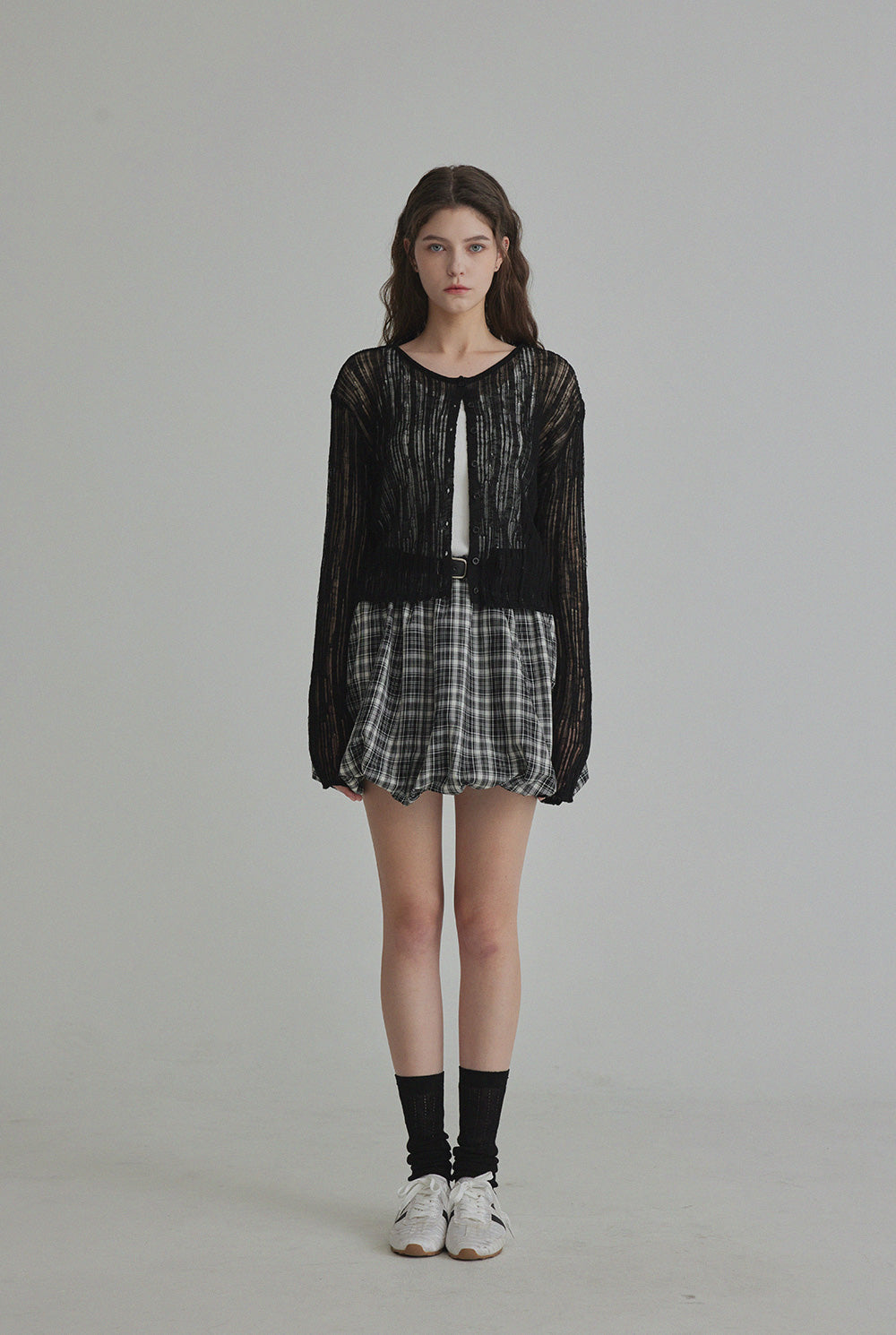 [TWEE] Litde See-Through Cardigan-1