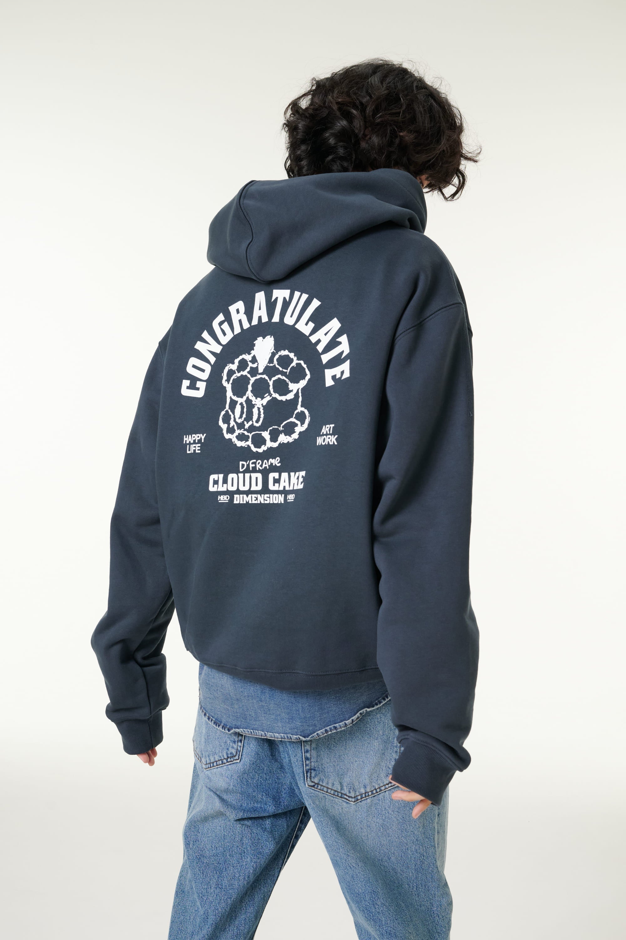 [CLOUD CAKE] Men's Fashion Cloud Cake Fluffy Hoodie-1