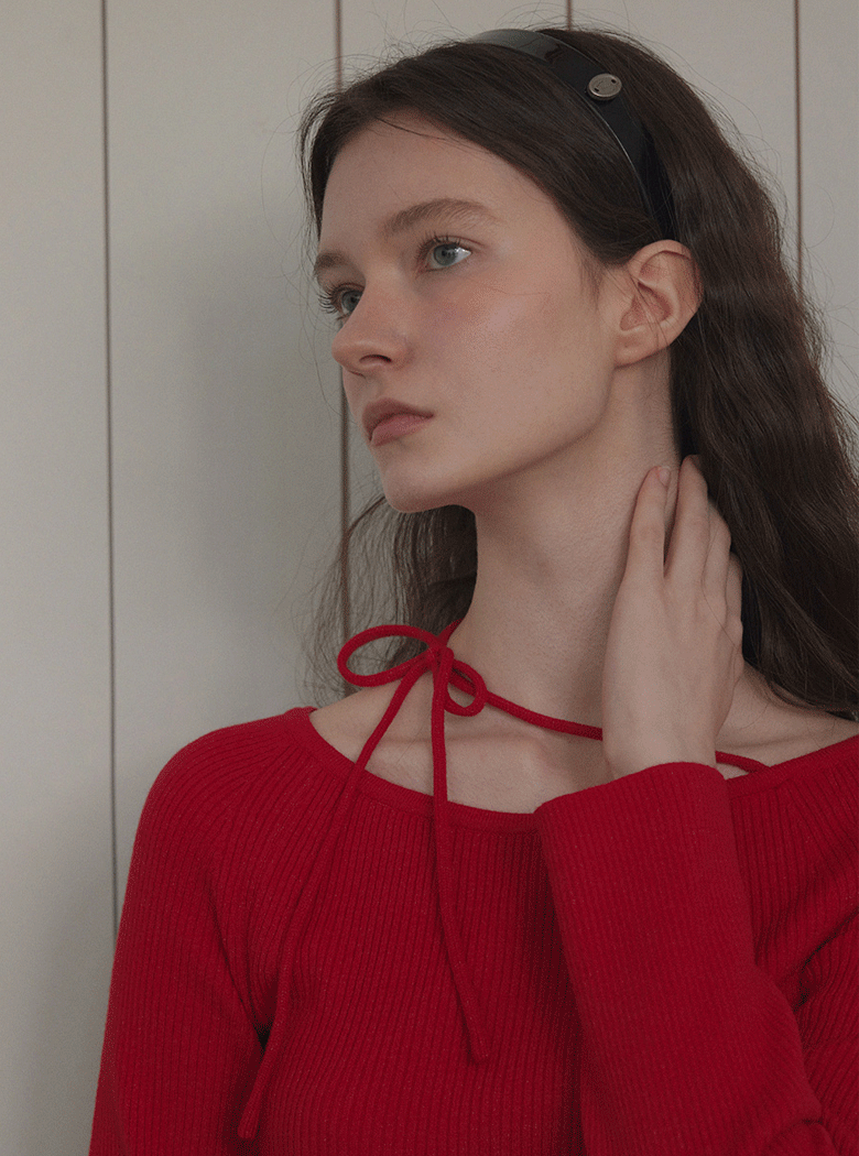 [TWEE] Hayder Shoulder Strap Knit-0