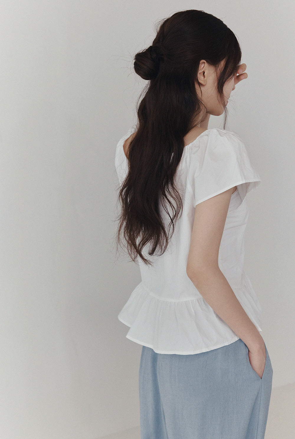 [TWEE] Ricoz Pintuck Blouse-4