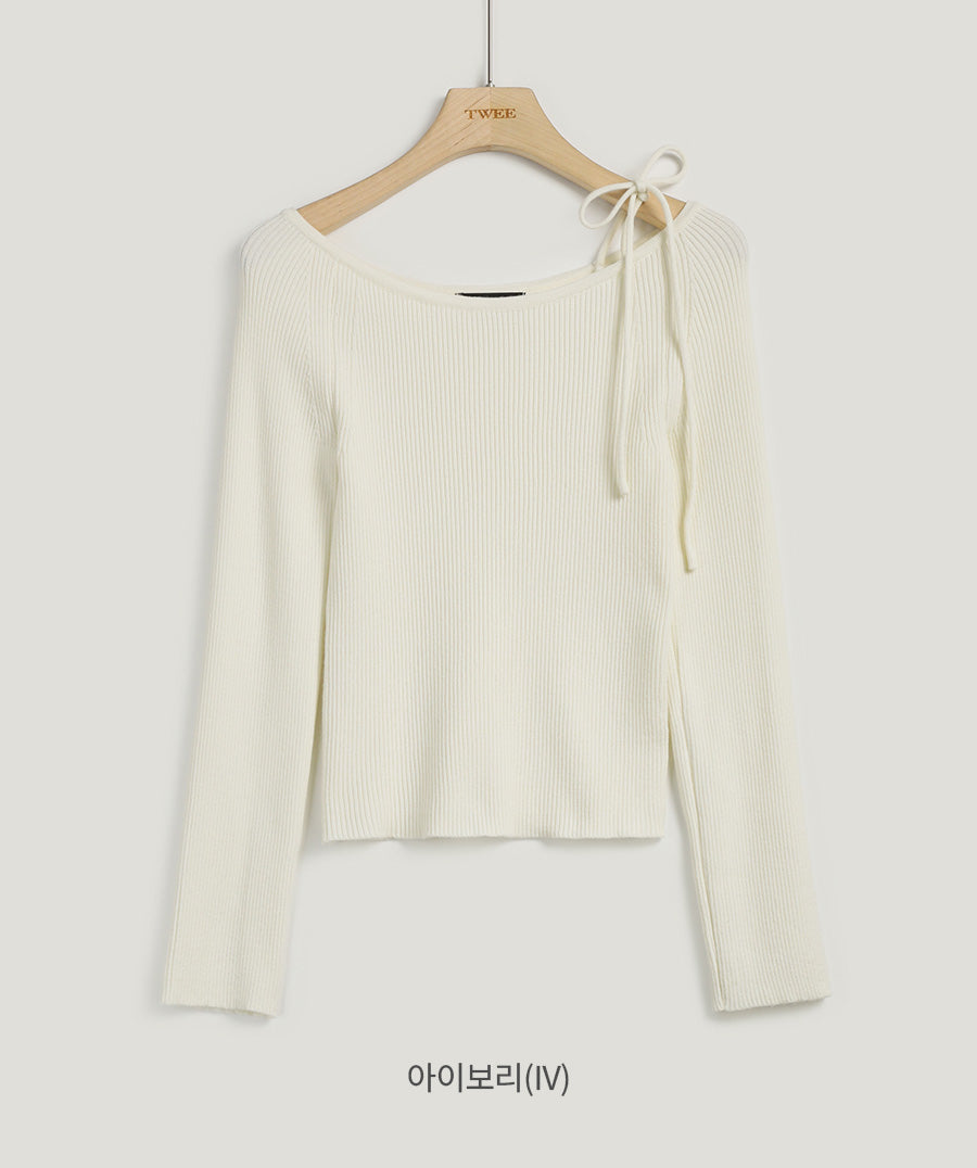 [TWEE] Hayder Shoulder Strap Knit-6