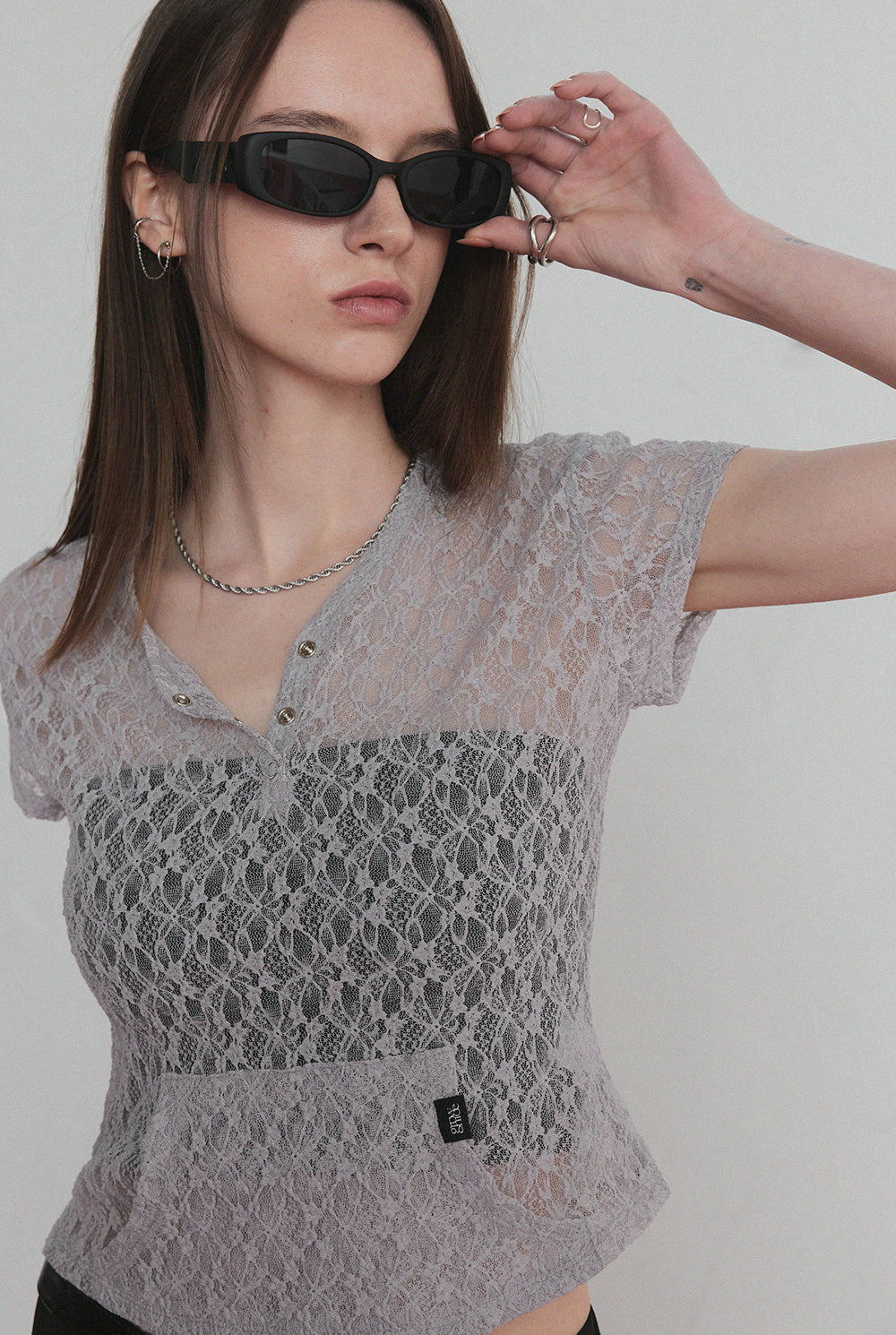 [TWEE] [GROWHIDE] Lophen Pocket Sheer T-Shirt-4