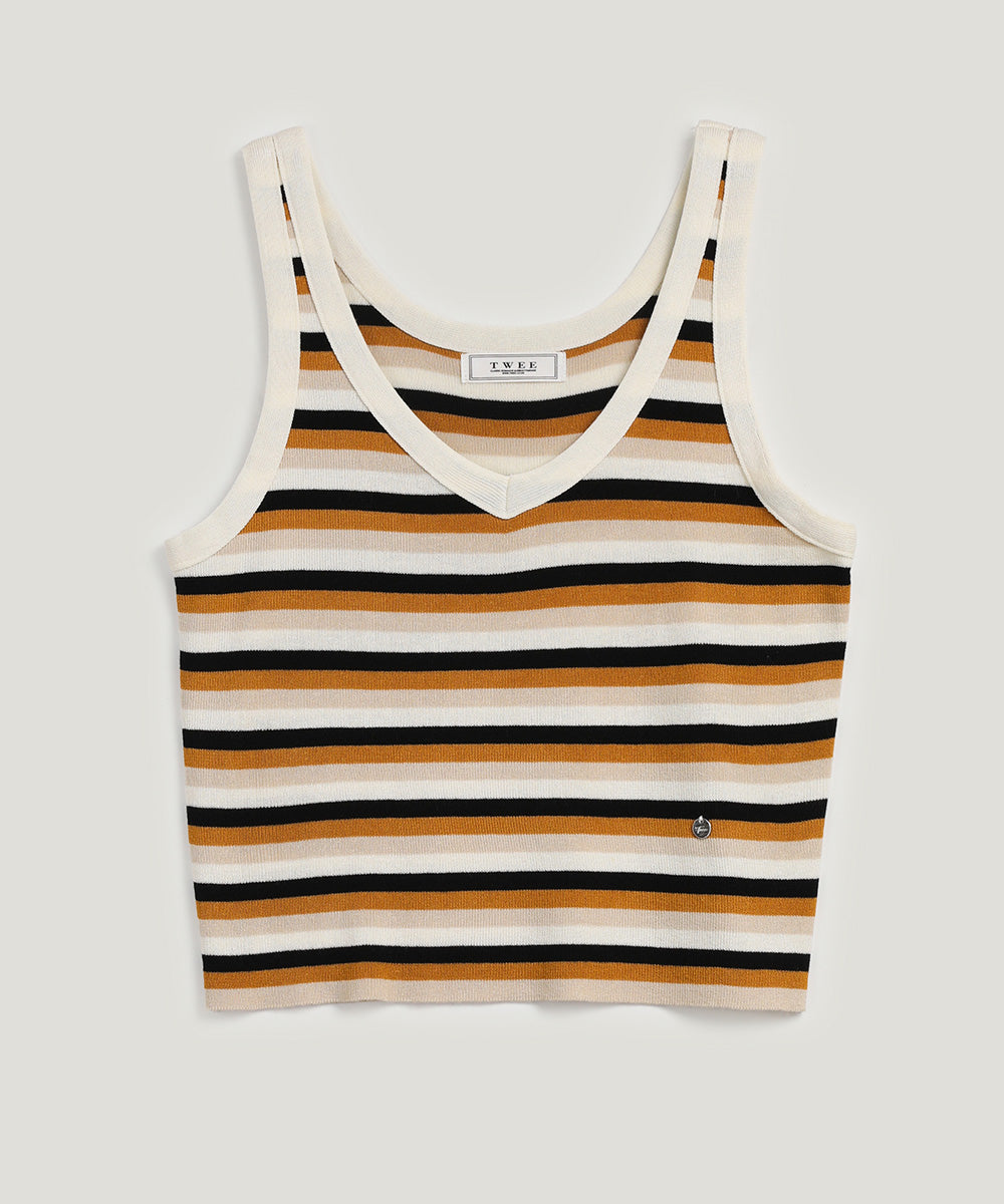 [TWEE] Meum Multi-Stripe Sleeveless Top-6