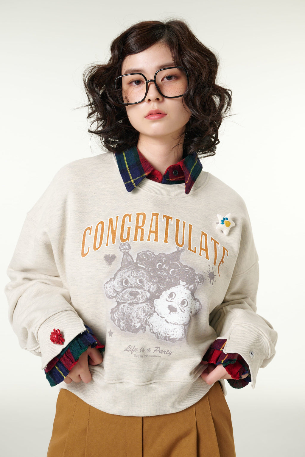 [CLOUD CAKE] Women's Fashion Cloud Cake Friends' Party Sweatshirt-2