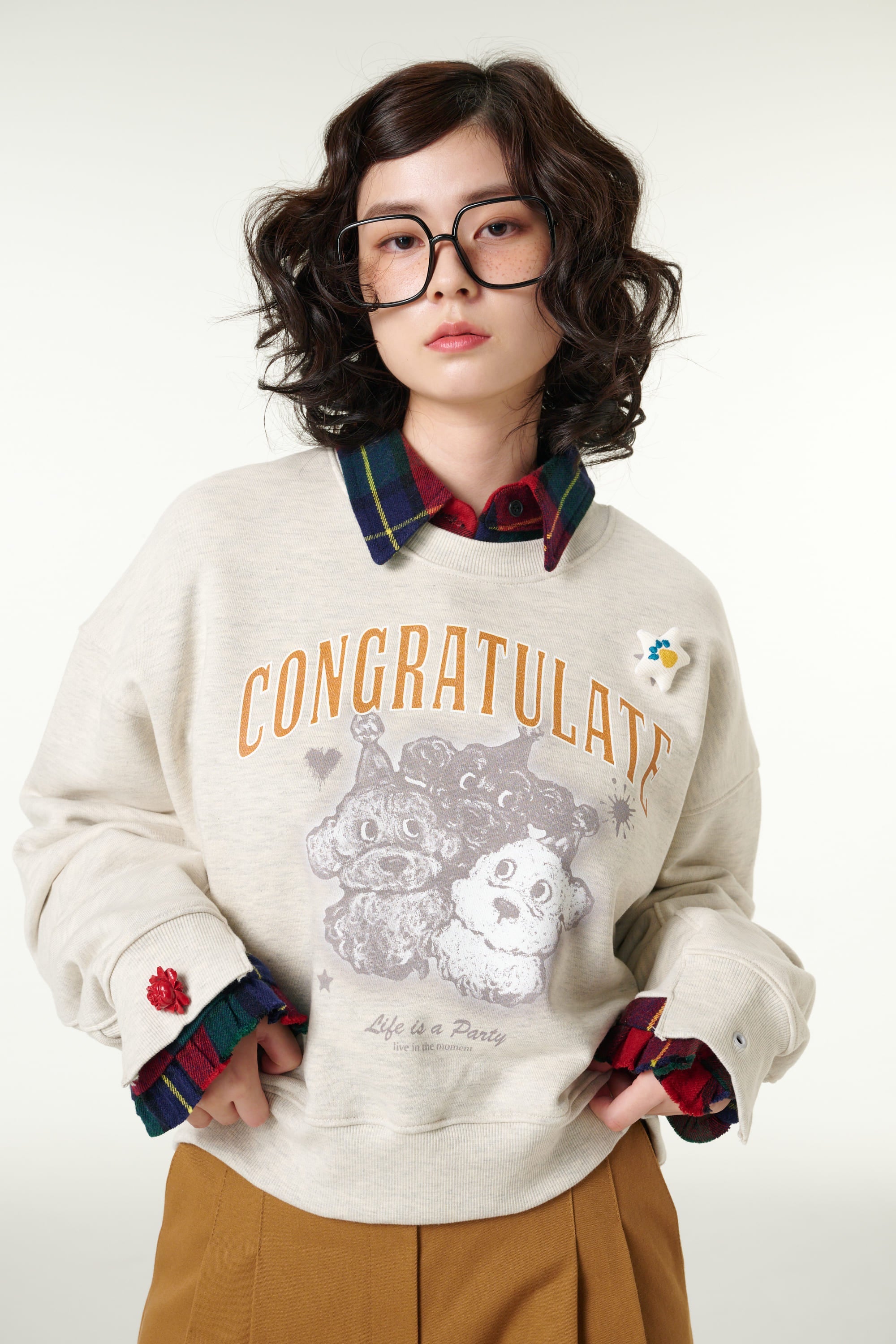 [CLOUD CAKE] Women's Fashion Cloud Cake Friends' Party Sweatshirt-2