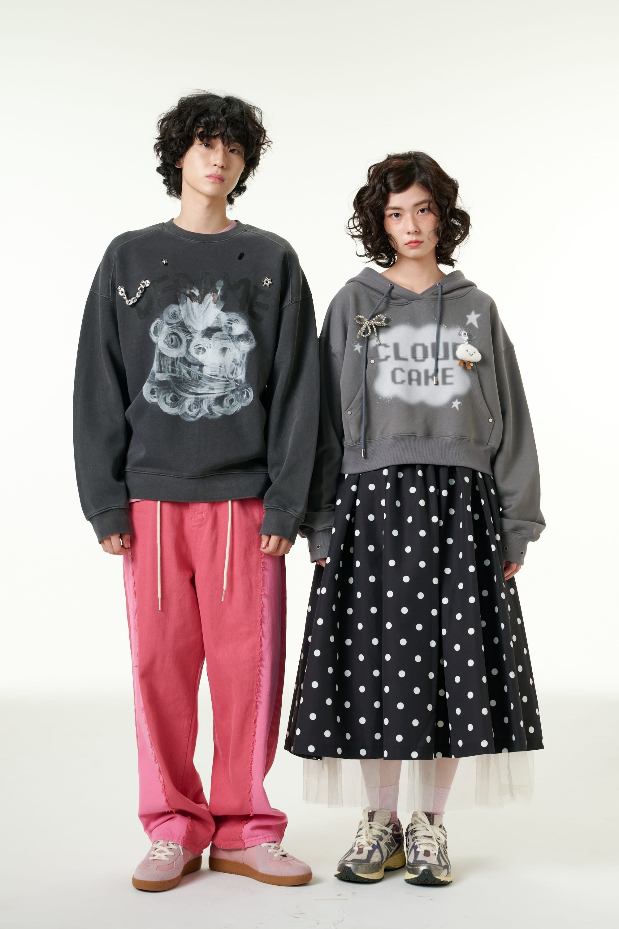 Couple Fashion Cloud Cake Sweatshirt-0
