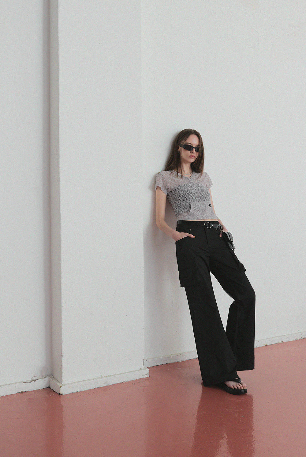 [TWEE] [GROWHIDE] Lophen Pocket Sheer T-Shirt-2