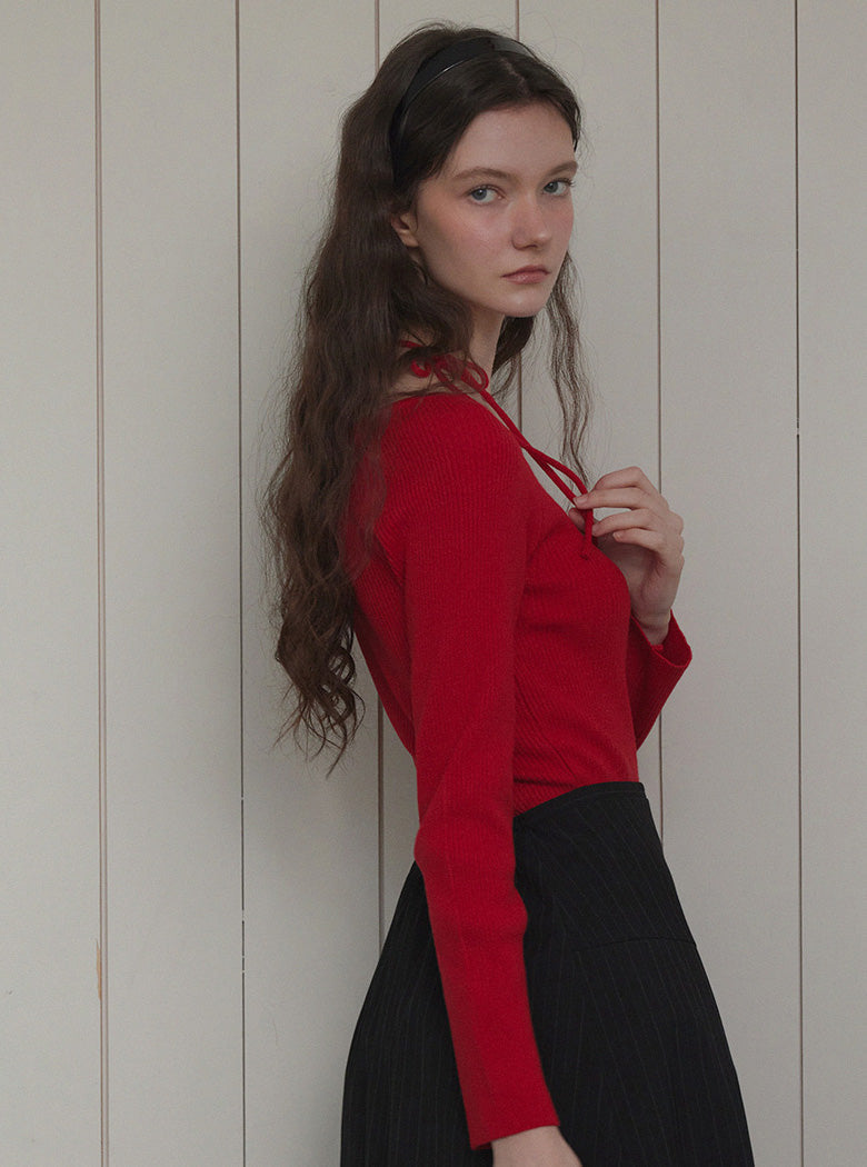 [TWEE] Hayder Shoulder Strap Knit-1