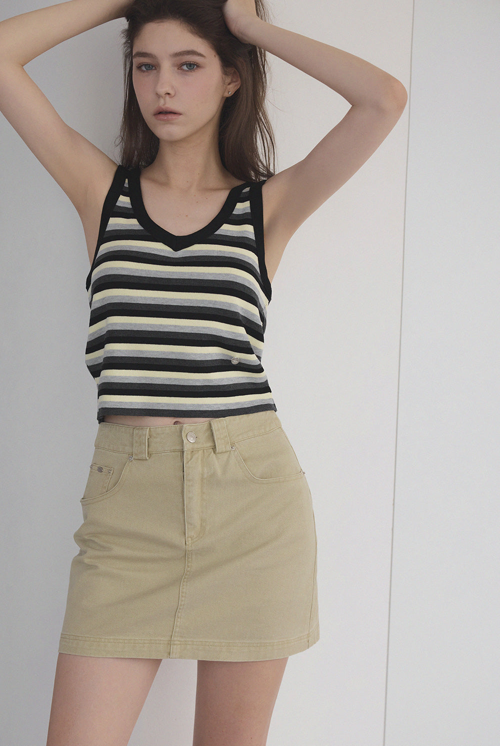 [TWEE] Meum Multi-Stripe Sleeveless Top-2
