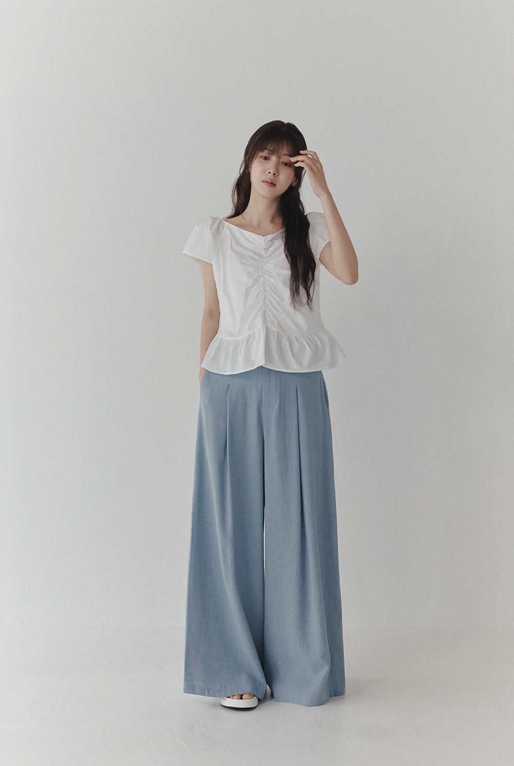 [TWEE] Ricoz Pintuck Blouse-0