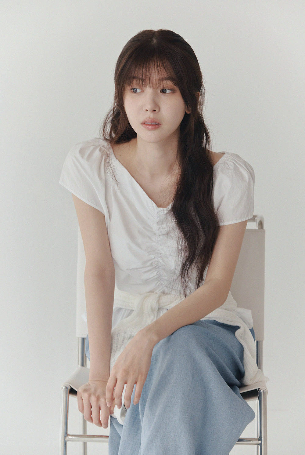 [TWEE] Ricoz Pintuck Blouse-2