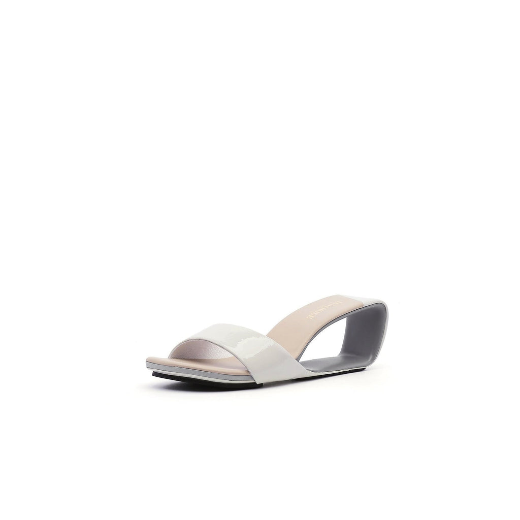 Hollow Wedge Slip-On Sandals-1