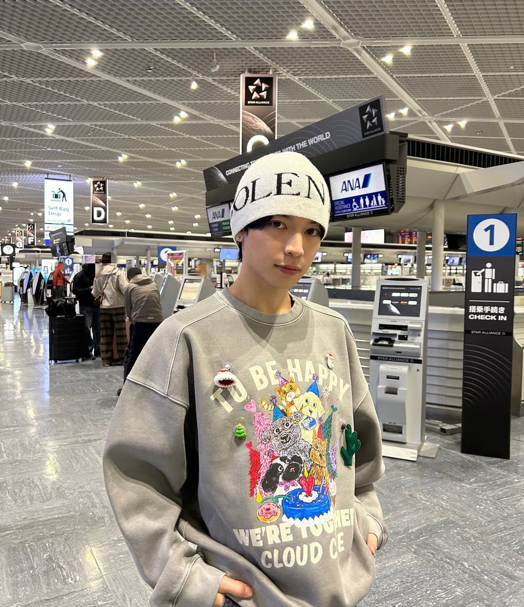 [CLOUD CAKE] Fashion sweashirt with jibbitz-charms hot sale limited edition-1